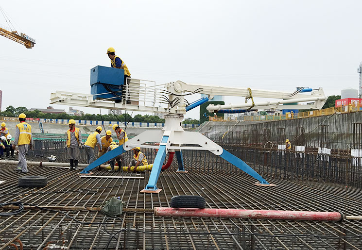 液壓布料機(jī)施工案例：蘇州體育中心項目